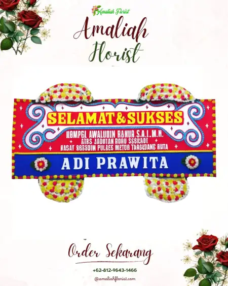 Papan Bunga Ucapan Selamat Gardu